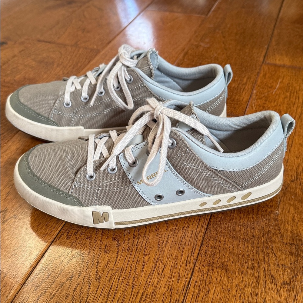 Merrell Rant Putty ~ Women's Casual Canvas Low Top Performance Sneakers~Size 7.5